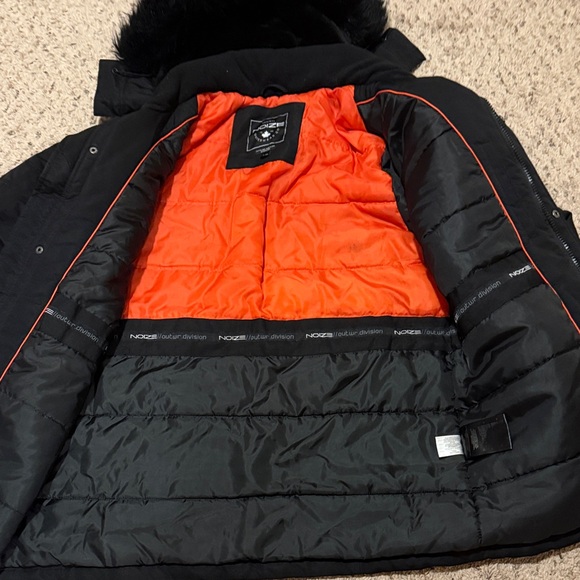 Noize Black Jacket with Orange Lining L - Picture 5 of 10